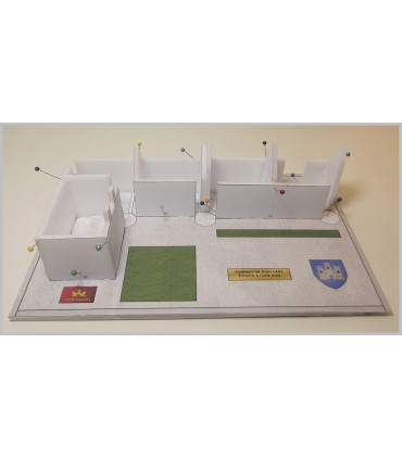 Maquette du Château de Gien (45). Montage structure.