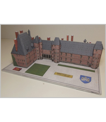Maquette du Château de Gien (45). Vue finale.