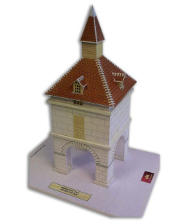 Vue principale Maquette du Pigeonnier carré de Caylus (82)