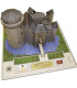Maquette du Château de Saint-Mesmin (79380). Vue de dessus.