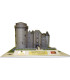 Maquette du Château de Saint-Mesmin (79380). Vue côté entrée.