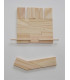 Maquette de Mantelet droit. Assemblage.