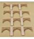 Maquette du Pont Médiéval de Valentré à Cahors (46). découpe pièces.