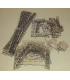 Maquette Tour Eiffel (75). Découpe des pièces.