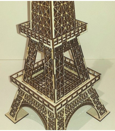 Maquette Tour Eiffel (75). Fin montage
