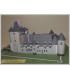 Maquette du château de la Chapelle d'Angillon (18). Vue côté route.