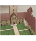 Maquette du Château de Brie Comte Robert (77). Vue intérieure.