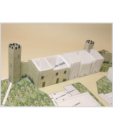 Maquette de la Cité médiévale de Larressingle (32) 