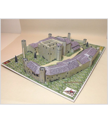 Maquette de la Cité médiévale de Larressingle (32) 
