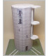 Tour Monthlery (91). Assemblage des murs.