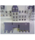 Montage toits Maquette du Château de Fontainebleau (77) - Façade principale