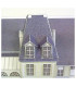 Montage lucarnes avant Maquette du Château de Fontainebleau (77) - Façade principale