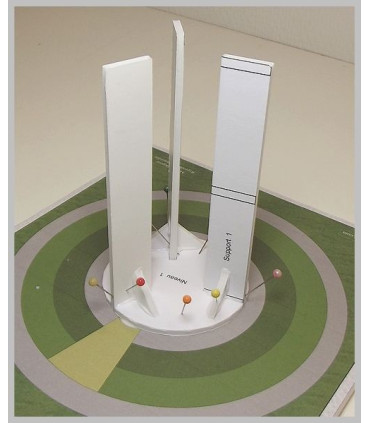 Assemblage structure Maquette du Moulin de Montfermeil (93)