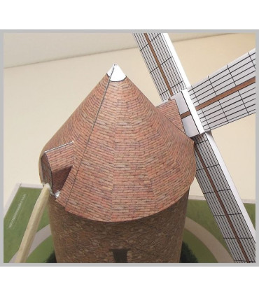 Montage ailes Maquette du Moulin de Montfermeil (93)