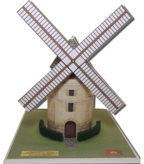 Maquette du Moulin d'Ivry sur Seine (94)