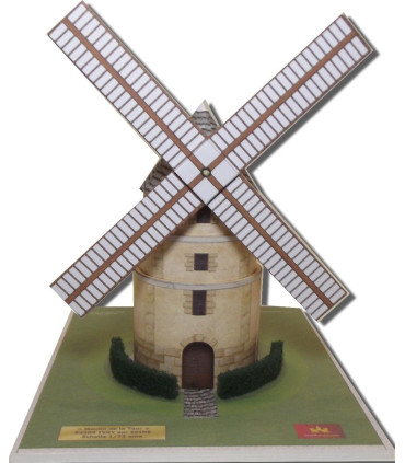 Maquette du Moulin d'Ivry sur Seine (94)