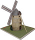 Maquette du Moulin d'Ivry sur Seine (94) vue arrière.