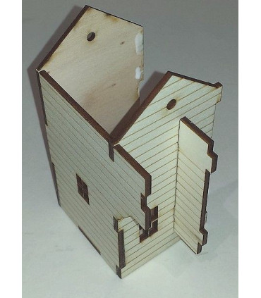 Moulin de Sannois (95) - Version Bois. Montage corps