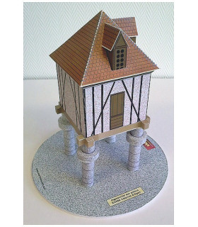 Vue finale Maquette d'un Pigeonnier à colonnes de Valence d'Agen (82)