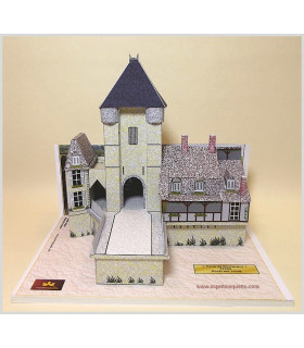 Maquette de la Porte de Bourgogne à Moret sur Loing (77)