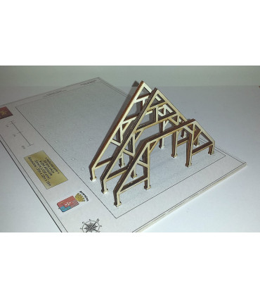 Collage structure toit Halle couverte (Arpajon 91)