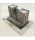 Maquette du Donjon de Niort (79). Vue côté Est.