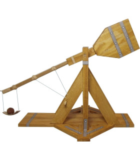 Vue principale Maquette de Mangonneau à Structure Bois