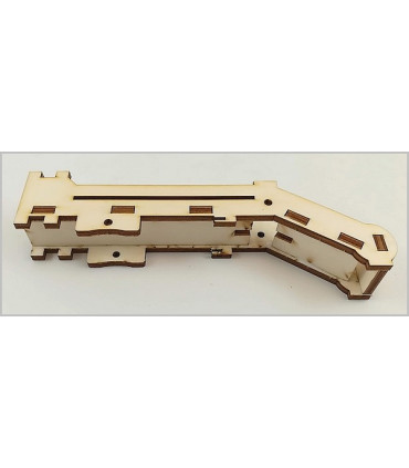 Maquette de Baliste Médiévale en Bois. Montage du corps.
