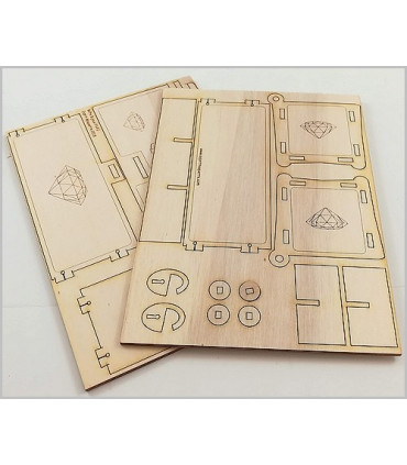 Plaques pour boite à bijoux Princesse