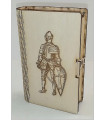 Livre-Boite Chevalier en Bois