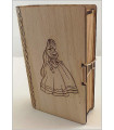 Livre-Boite Princesse en Bois