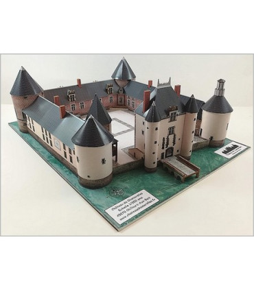 Château de Chamerolles (45). Vue générale.