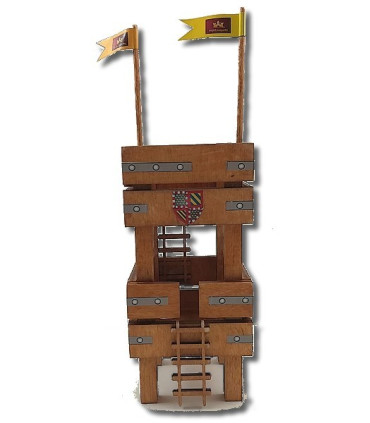 Maquette de Tour de Guet. Vue finale.