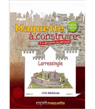 Maquette de la Cité médiévale de Larressingle (32) 