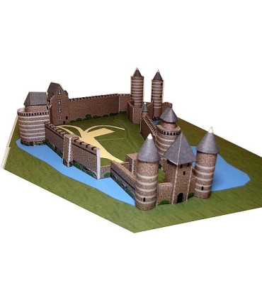 Maquette du Château de Fougères (35) - Version finale