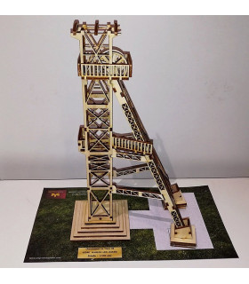 Maquette d'un Chevalement de Mine