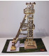 Maquette d'un Chevalement de Mine. Vue côté gauche.