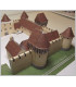 Maquette du Château de Dourdan (91). Pose des Toits