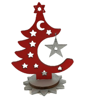Maquette de Sapin Décoratif à peindre