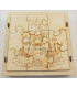 Maquette Boite Puzzle - Modèle Château-Fort 9 pièces. Vue avant terminée.