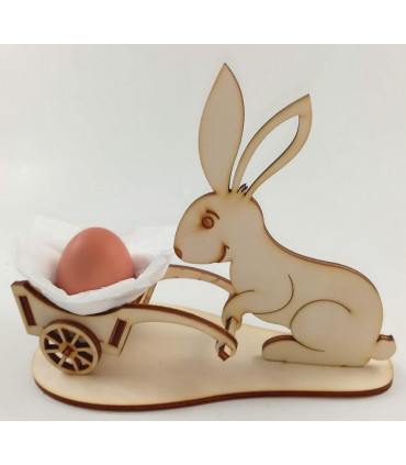 Lapin Coquetier. Chargé en œuf !