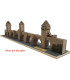 Maquette du Pont Médiéval de Valentré à Cahors (46). Vue générale.