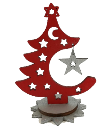 Maquette de Sapin Décoratif à peindre