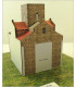 Maquette d'un Oratoire Carolingien. Collage des murs.