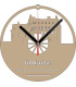 Horloge Murale Amboise. Teinte Bois Naturel