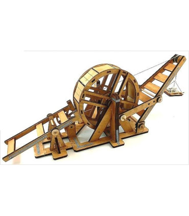 Grande Grue Médiévale à Tambour ( ou Cage Écureuil )