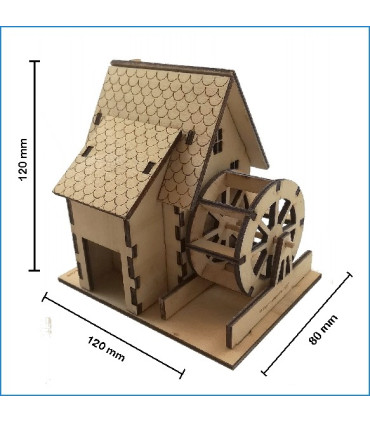 maquette moulin à eau