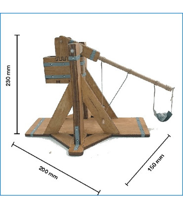 Trébuchet Médiévale - Bois
