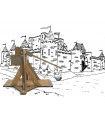 Maquette de Trébuchet Simple