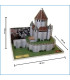 Maquette de la Tour César de Provins (77) - Dimensions